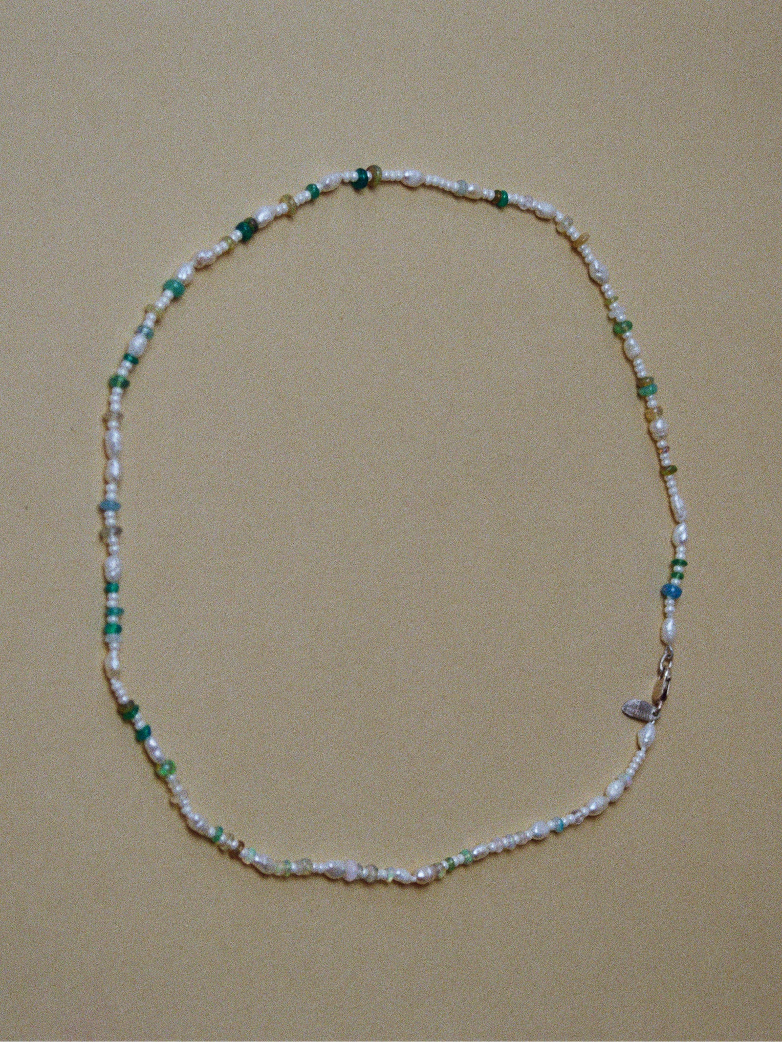 Small Pearl and Opal Necklace
