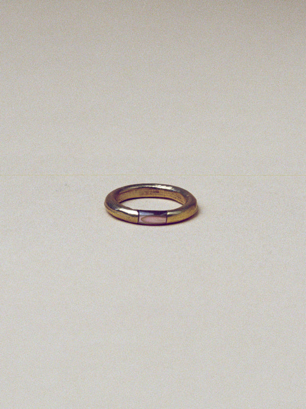 Rounded Band with Inlay