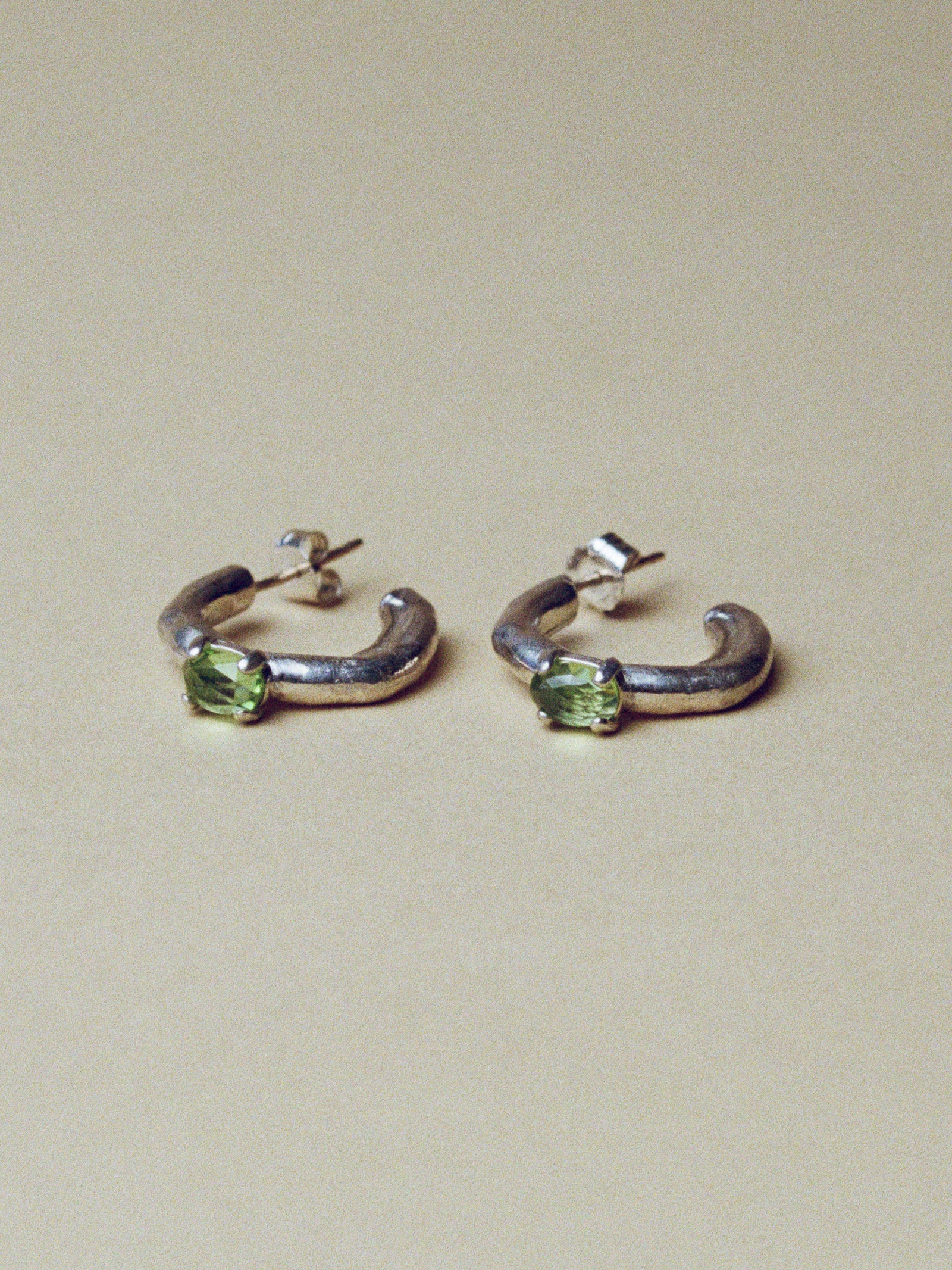 Sena Earrings with peridot