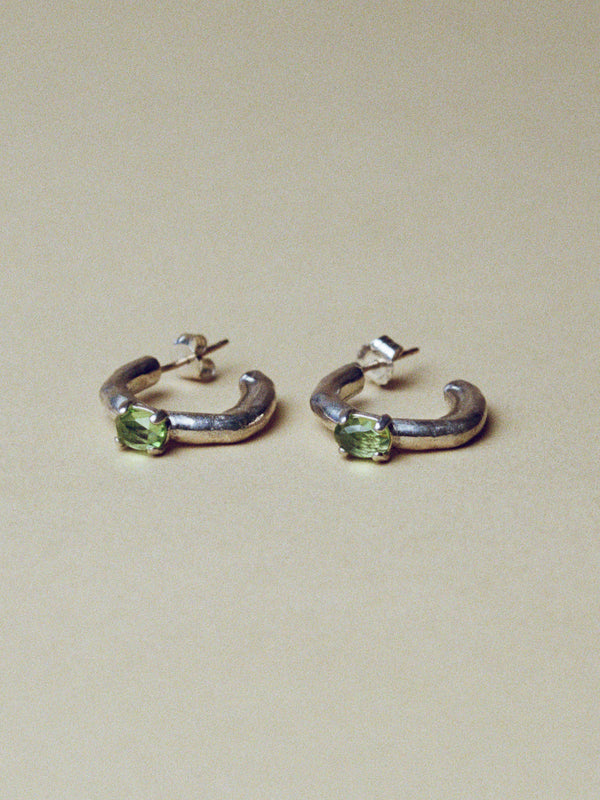 Sena Earrings with peridot