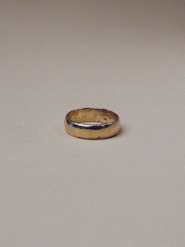 6mm Wabi Sabi wedding band