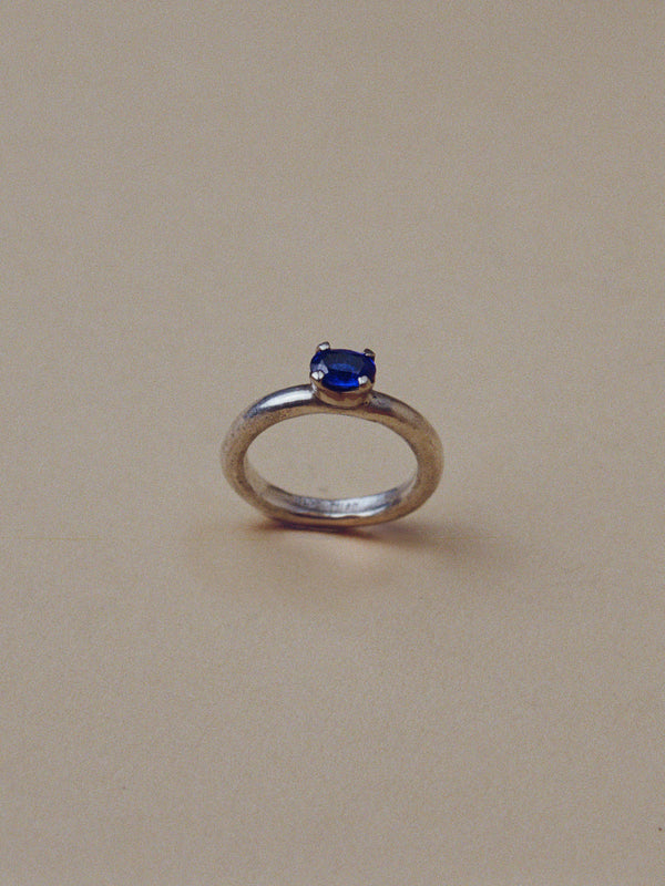 One of a Kind Blue Spinel Ring