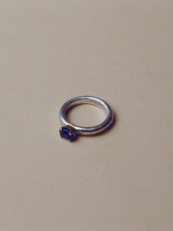 One of a Kind Blue Spinel Ring