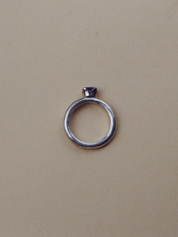 One of a Kind Blue Spinel Ring
