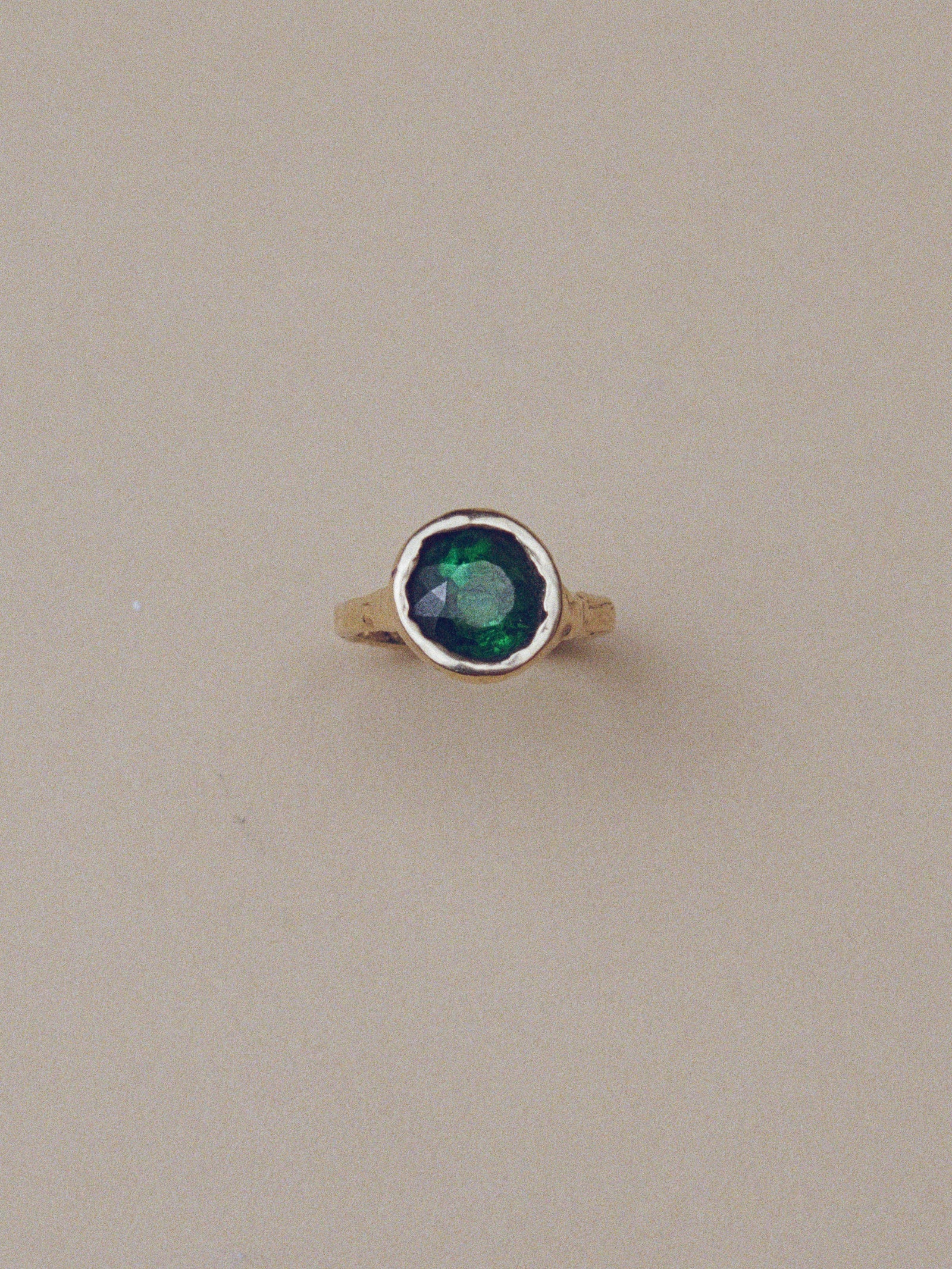 One of a Kind Green Tourmaline Ring