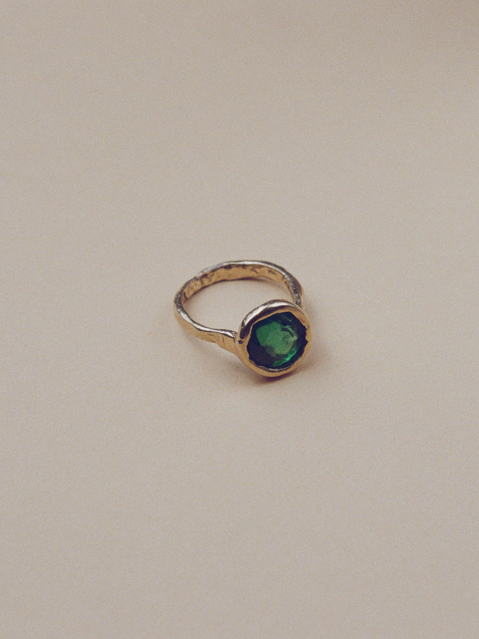 One of a Kind Green Tourmaline Ring