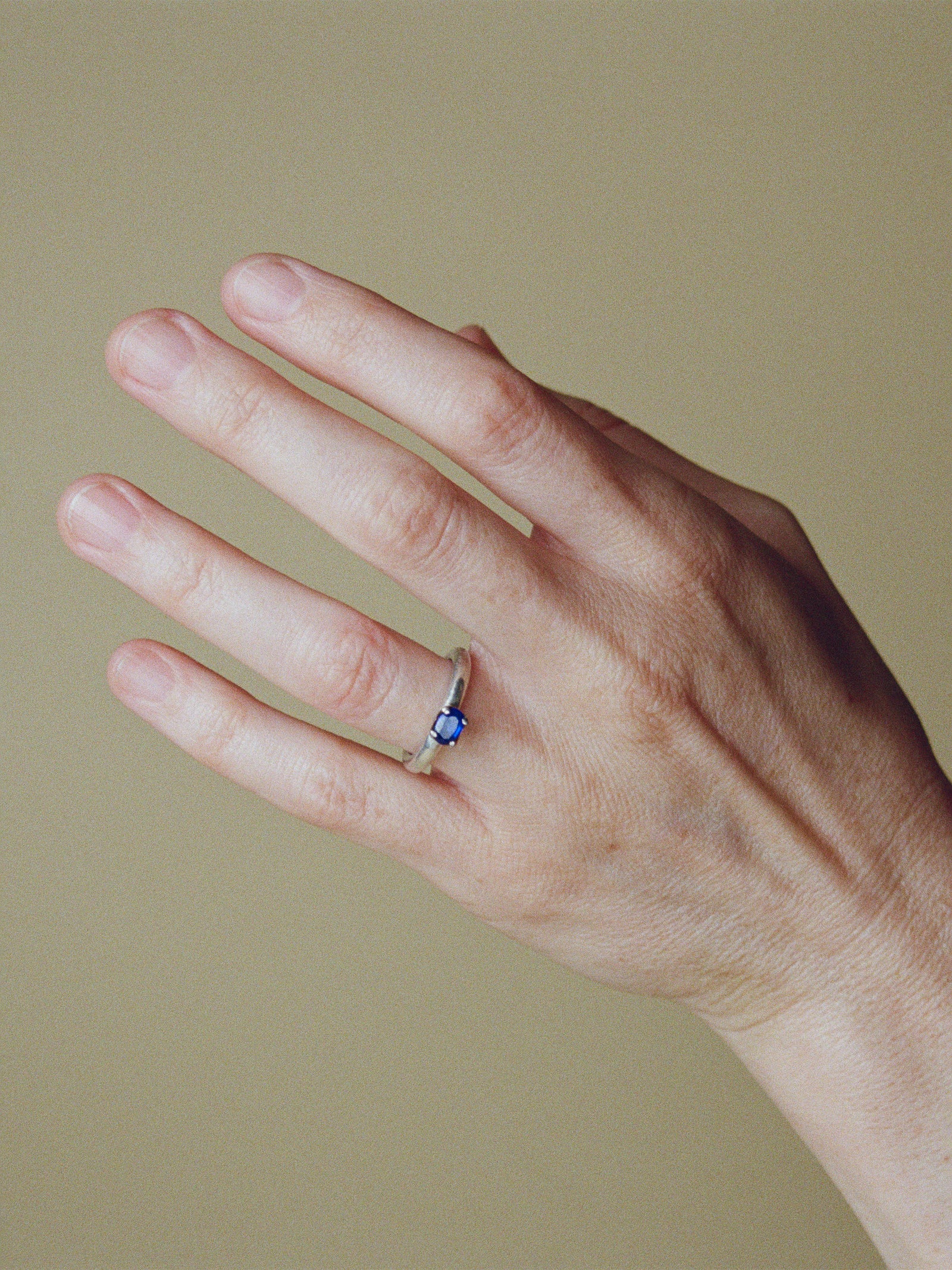 One of a Kind Blue Spinel Ring