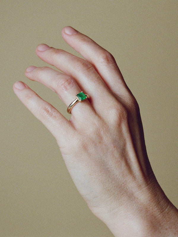 One of a Kind Emerald Ring