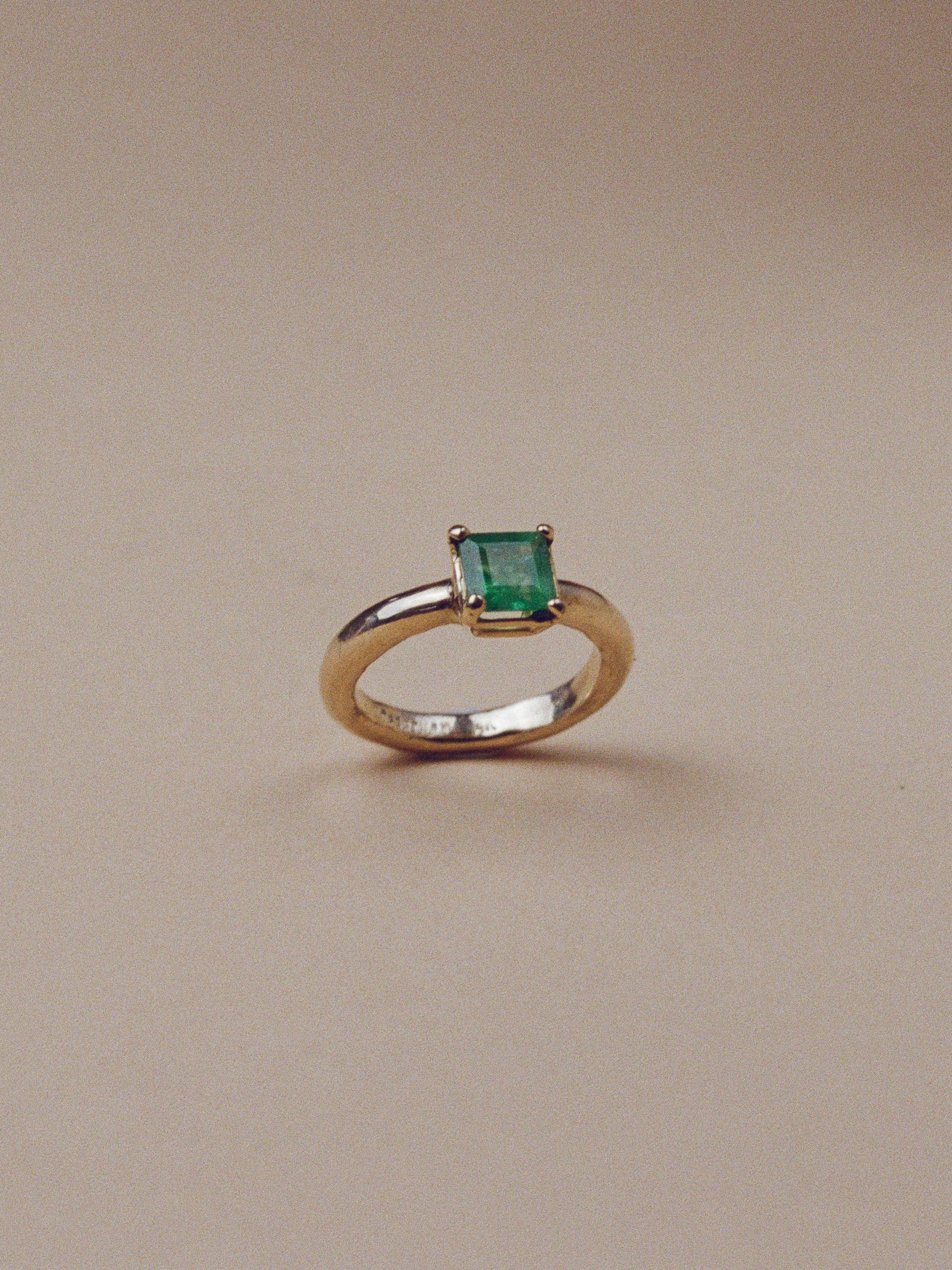 One of a Kind Emerald Ring