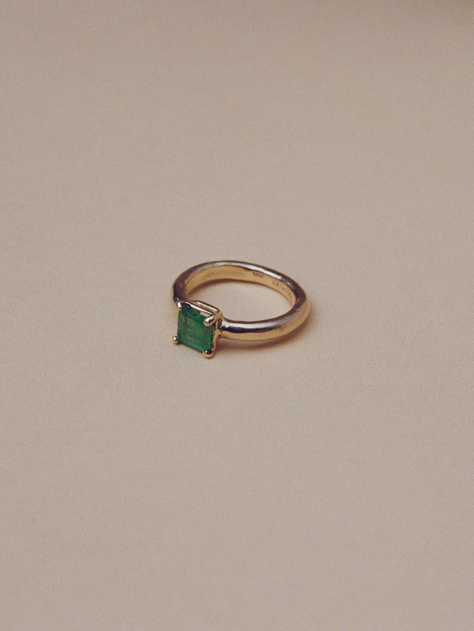 One of a Kind Emerald Ring