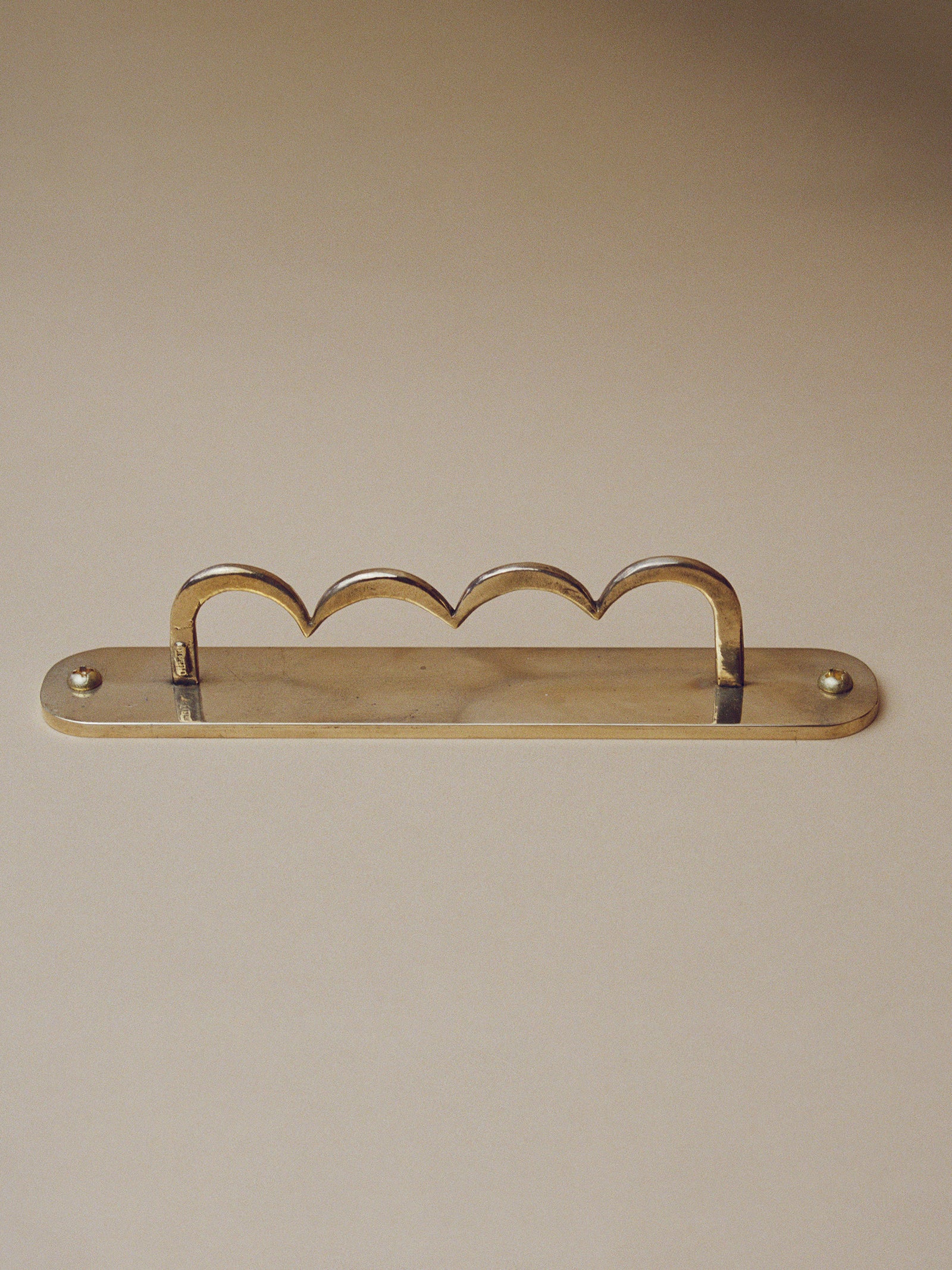 Scallop Door and Drawer Handle with Backplate