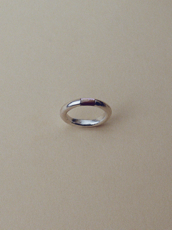 Rounded Band with Inlay