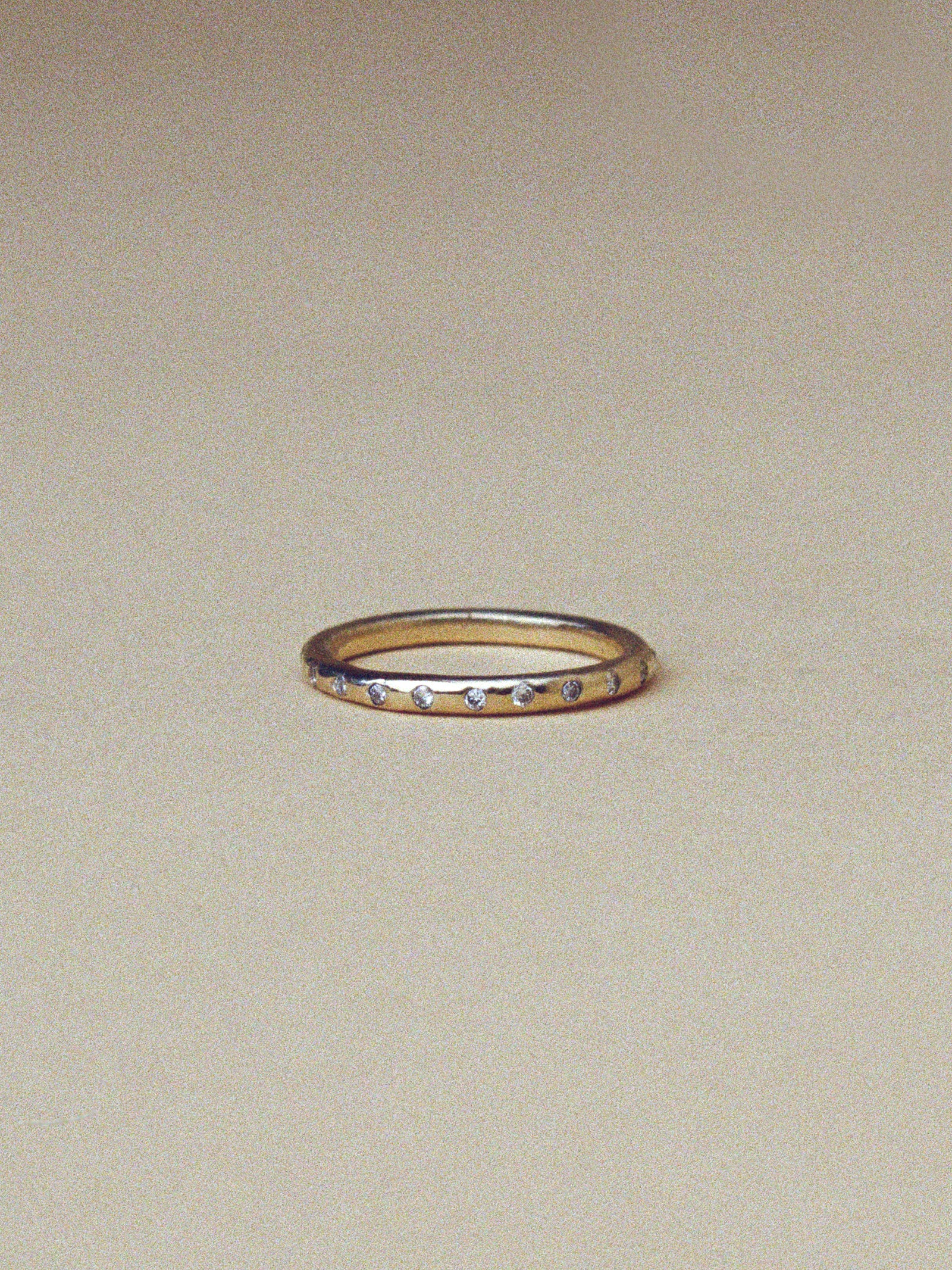 2mm wedding band with diamonds