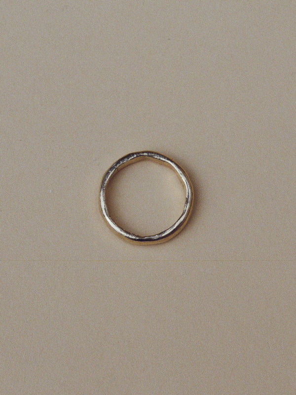 3.8mm flat round wedding band
