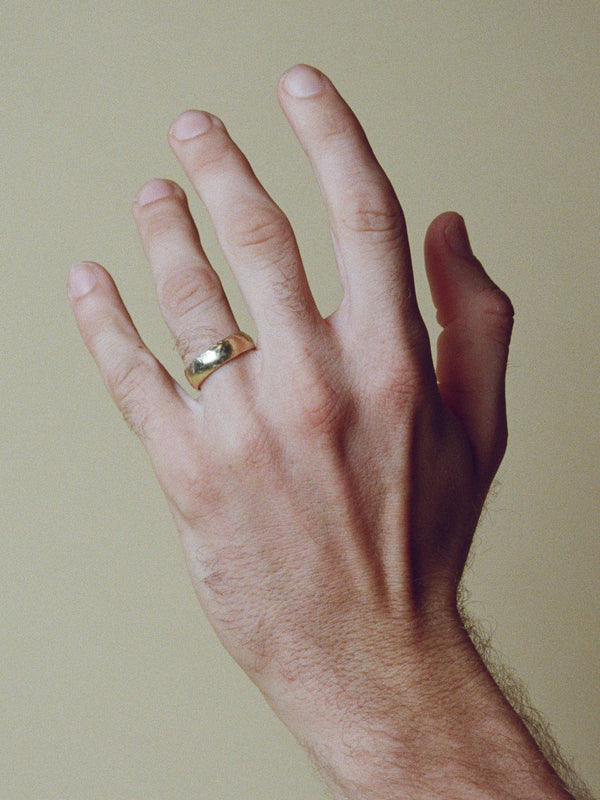 6mm Wabi Sabi wedding band