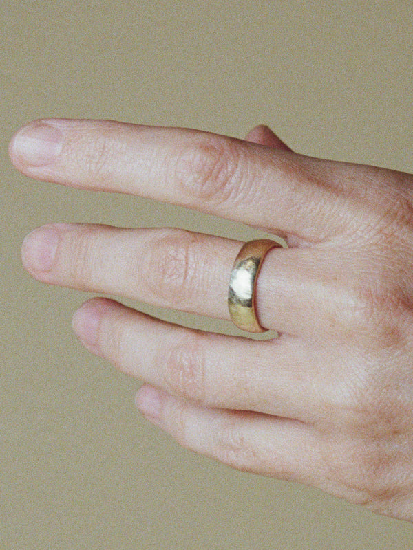 6mm Wabi Sabi wedding band