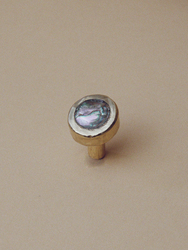 Abalone Circle Knob