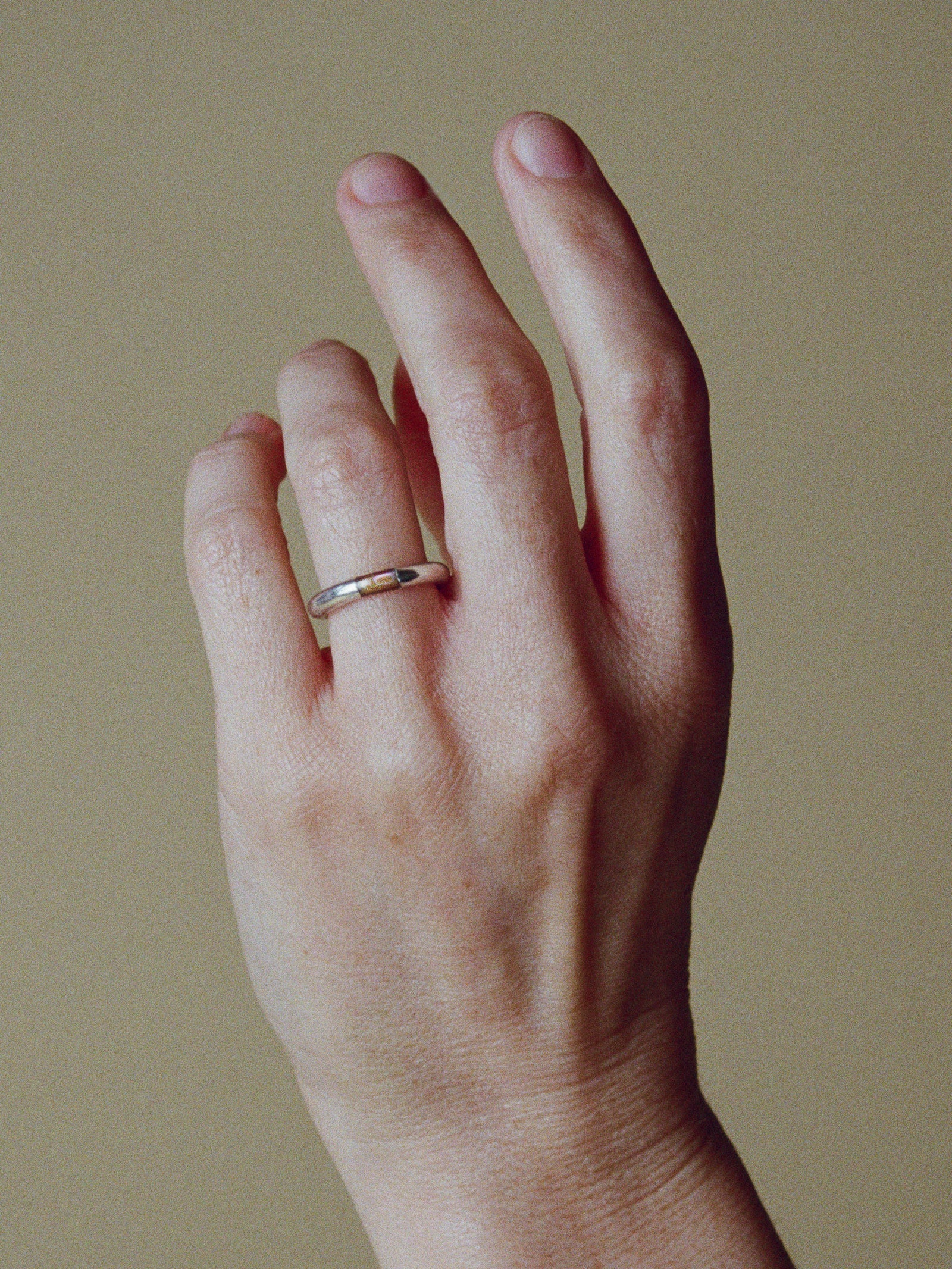 Rounded Band with Inlay