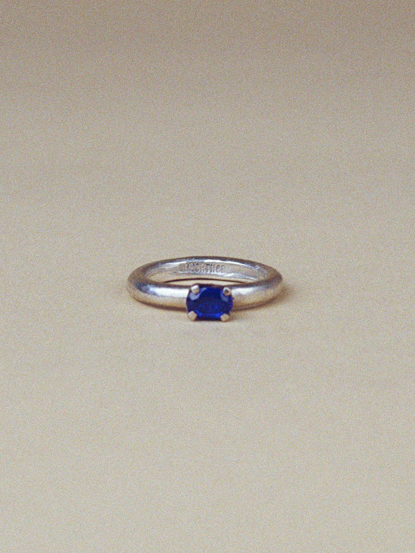 One of a Kind Blue Spinel Ring