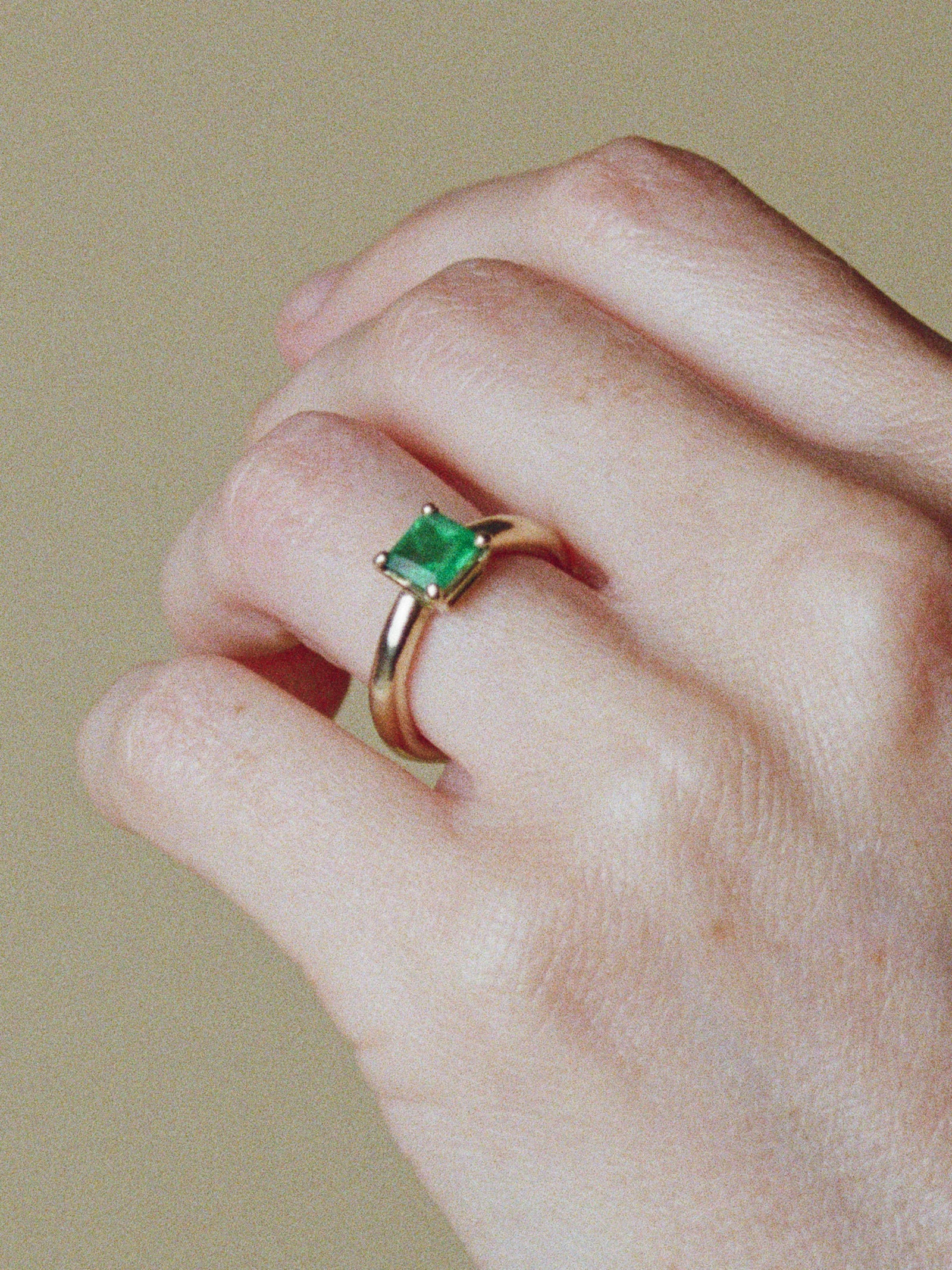 One of a Kind Emerald Ring