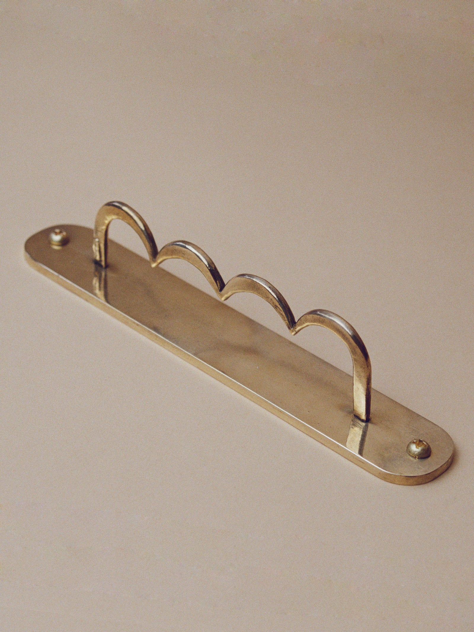Scallop Door and Drawer Handle with Backplate